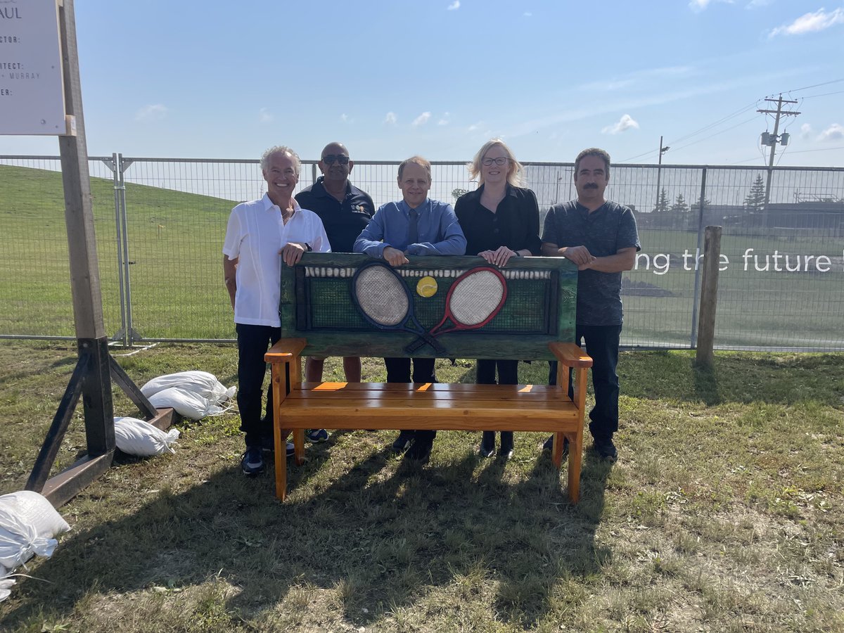 RMWestStPaul's tweet photo. Mayor Cheryl Christian and members of council welcomed guests and held court today at the Sunova Centre for the ground-breaking of the brand new Tennis Manitoba Hub @ West St. Paul.
https://t.co/7HamDGP7CI https://t.co/HEMTuMAgrg