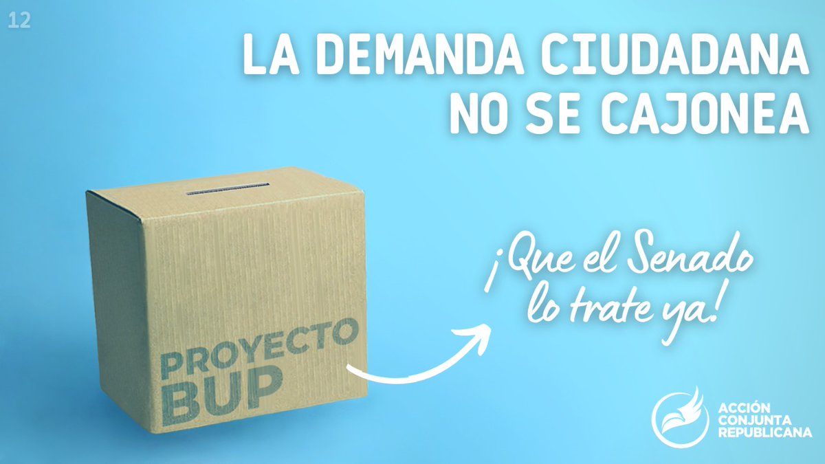 conjunta_accion's tweet photo. 📦⚡| TIENE QUE SER AHORA
#ProyectoBUP ya tiene 1/2 sanción y sigue esperando en el cajón de CFK mientras avanzan en reformas electorales provinciales. Hay relación directa entre los atentados del kirchnerismo y las reglas del 2023...
¡Sigamos defendiendo este proyecto! https://t.co/8rdQCftayj