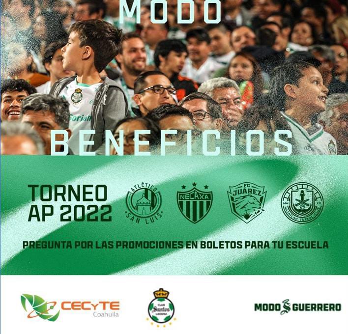 📣📣 Siempre interesados por la educación integral de nuestros estudiantes, #CECyTE #Coahuila realiza convenio con el Club Santos Laguna ⚽️.

🟢 Regístrate en la siguiente liga y obtén descuentos especiales por ser #FamiliaCECyTEC: forms.gle/T22fcdQyg7RmwL…

☎️Dudas: 871 1666 7545