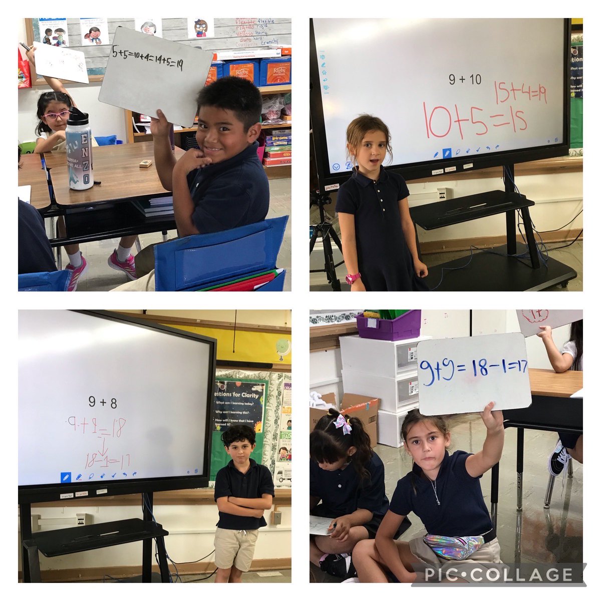 KramerDISD's tweet image. Number talks have started in second grade! We love this strategy to encourage students’ ATL skills, critical thinking, and number fluency. Way to go, @Banessa_R for getting this best practice started so early in the year! @ibpyp @DallasisdSTEM @EarlyLearningM1