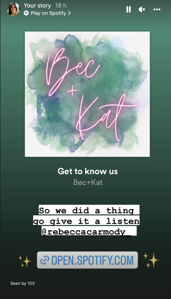 katho_2001's tweet photo. Finally our first episode of the Bec+Kat podcast!
Check us out on Spotify. #BCM302
@rebeccacarmody3 https://t.co/mYI9hcZdNd