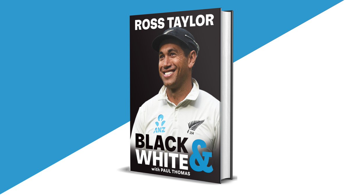 🍾🍾🍾 'Black & White' by @RossLTaylor is the bestselling book in NZ for the second week running. Is it too early in the day for a celebratory drink?!