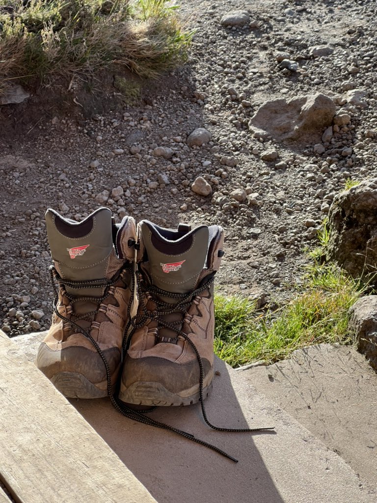 Tglatt's tweet photo. Two treks this year. Summit of Mt. Kilimanjaro and summit of Mt. Mitchell. Both in @RedWingShoes Truhikers. https://t.co/GRLloooK5v