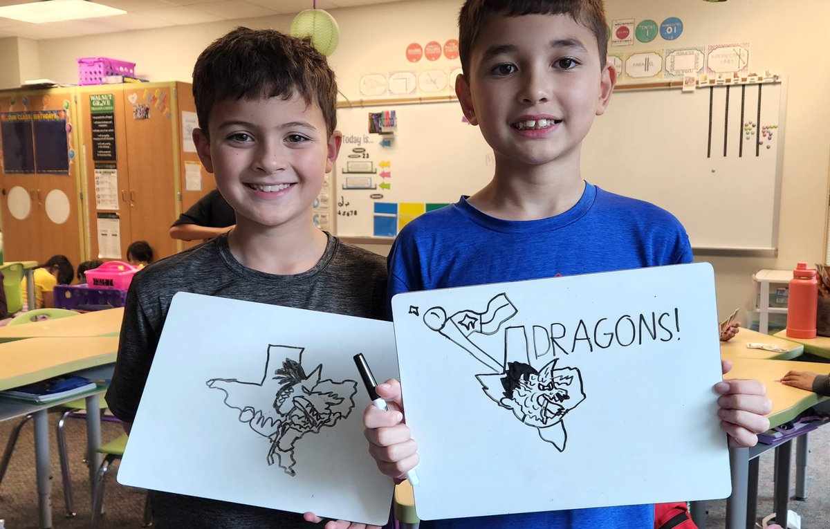 Budding artists during indoor recess on Tuesday. They did such a great job! <a href="/denise_huddle/">Denise Huddle</a>
