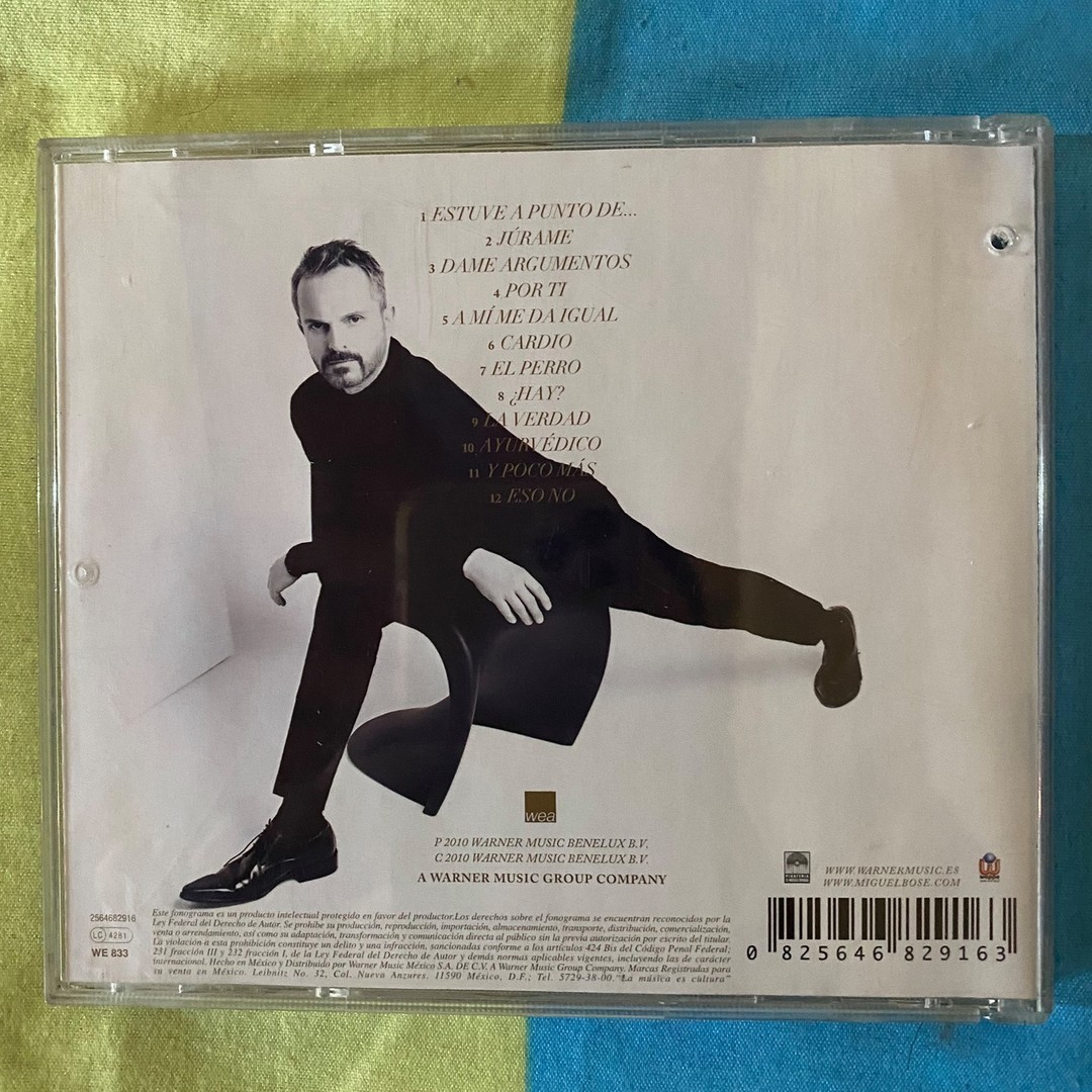 RevistasCDsYMas's tweet photo. #MiguelBosé CD #Cardio
🇲🇽 CÓMPRALO AQUÍ 👉
https://t.co/wPP0H25A0a
🌎 O AQUÍ 👉
https://t.co/VxvJfeNBZb
#EstuveAPuntoDe #Júrame #DameArgumentos #PorTi #AMíMeDaIgual #Cardio #ElPerro #Hay #LaVerdad #Ayurvédico #YPocoMás #EsoNo #Bosé https://t.co/NNjxekc2eF