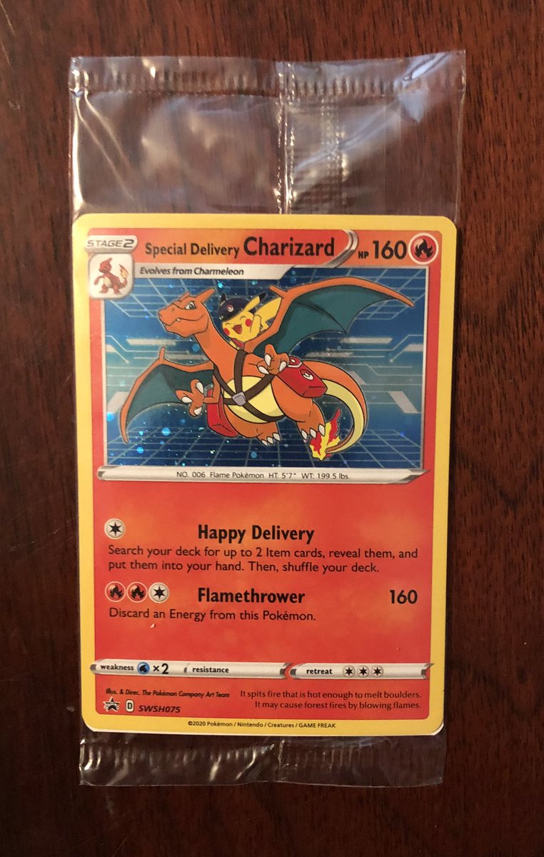 NuffSaid_MG's tweet photo. Selling Sealed Special Delivery Charizard!!! 
$110 shipped!!
Got refs! Dm me
#Pokemon #Charizard https://t.co/eZewOqqeYM
