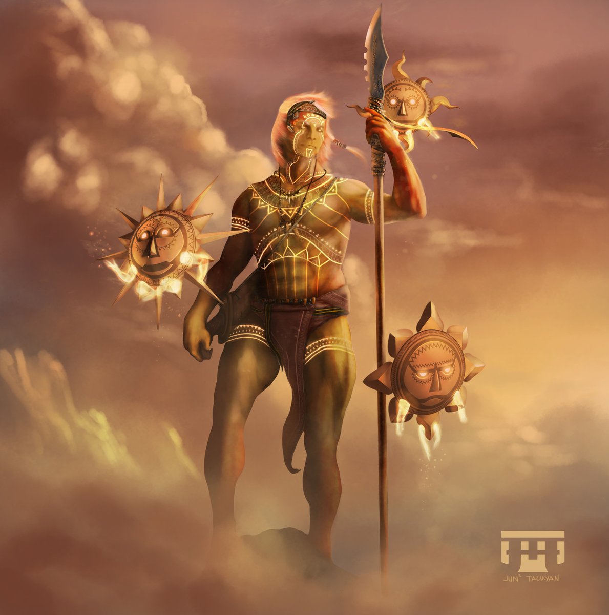 metacraftersio's tweet photo. ATTN Creator Cup designers > Did you know @Solana means ☀️sunshine☀️ ?

Here’s a lineup of inspo art for Apolaki (God of the Sun &amp; War) from https://t.co/X52uGWi2YD | @vonmilano | @chetosee_art

Who’s using sun/sunshine/light in their design submission for the Solanite house? https://t.co/G03Wg2EHCb