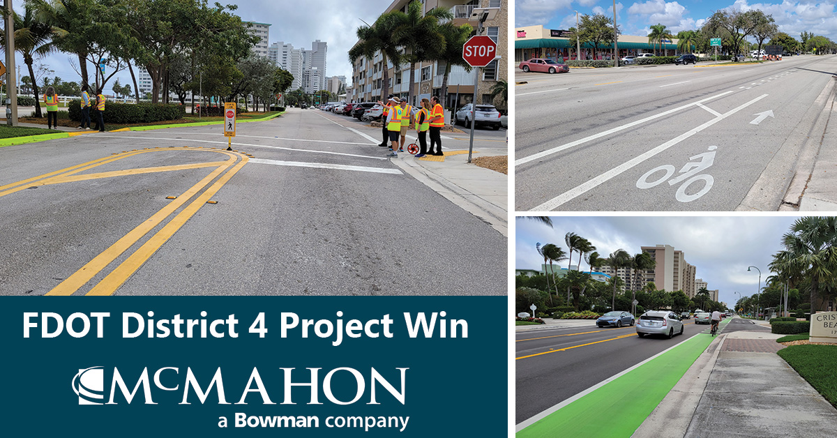 mcmahonassoc's tweet photo. We are honored to be awarded the @MyFDOT_SEFL 5-year contract for traffic operations continuing services for $5M Read the release https://t.co/fU2AJ9rNuW #mcmahonproject #betterwithbowman #teambowman https://t.co/lduQxgBOfy
