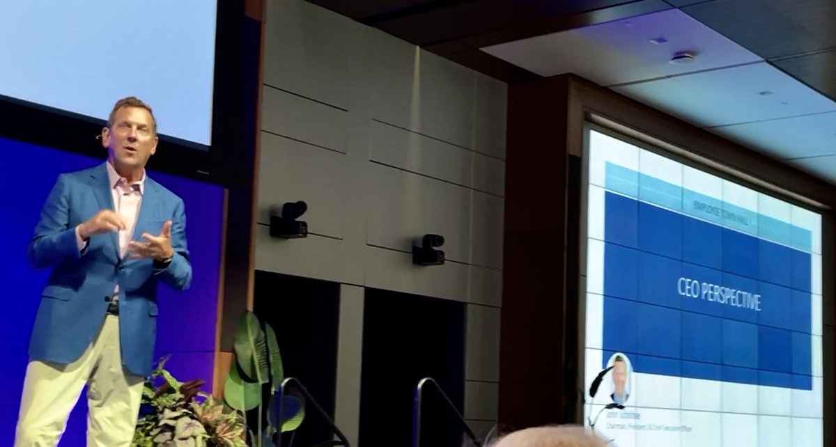 It was energizing to see hundreds of colleagues in-person and share our progress at today’s Employee Town Hall event! I couldn’t be prouder of the transformation we’re making and the results we’re delivering on behalf of our clients.
