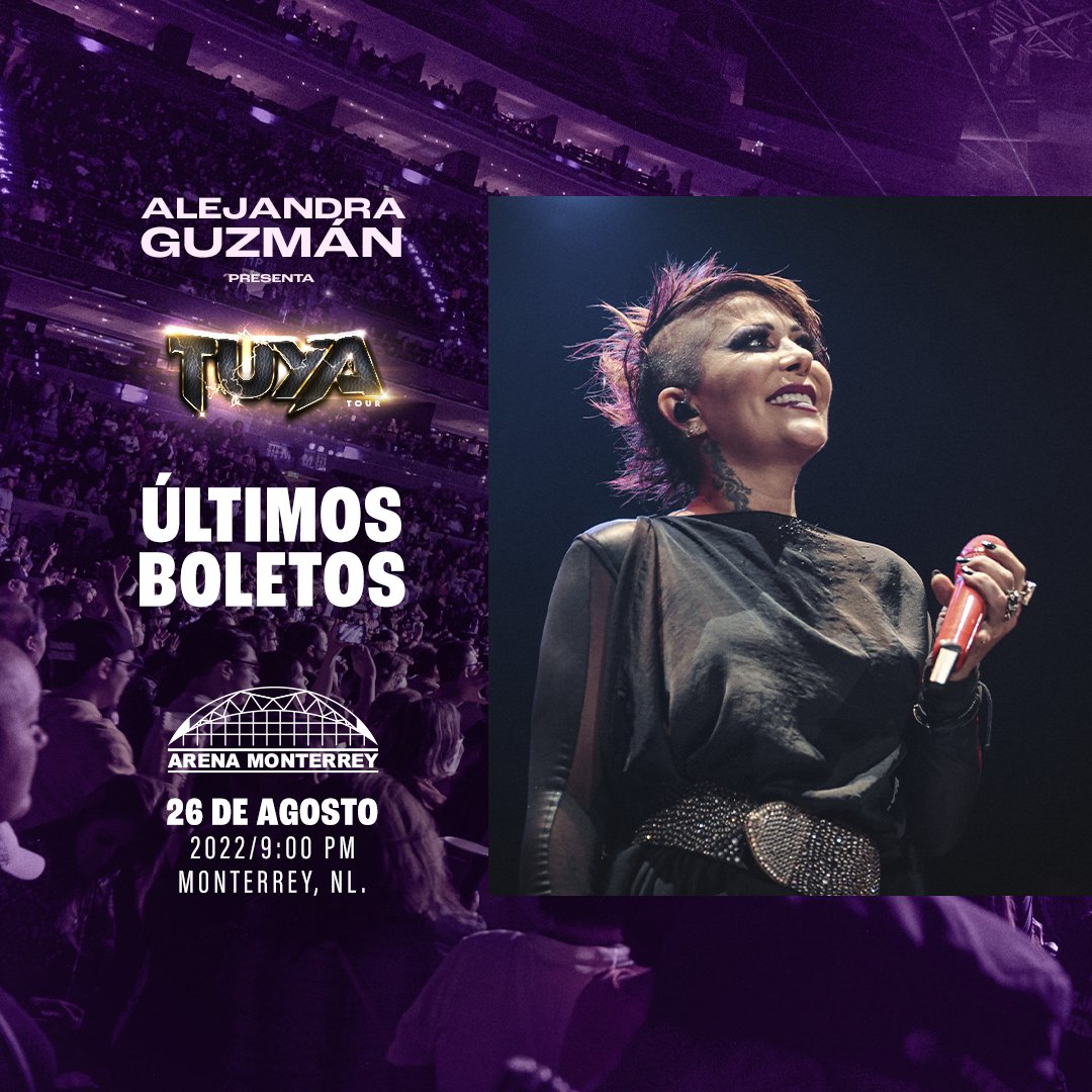 Al3jandraGuzman's tweet photo. ⚡Seguimos imparables #TuyaTour ! https://t.co/7q7tcRv8Tq