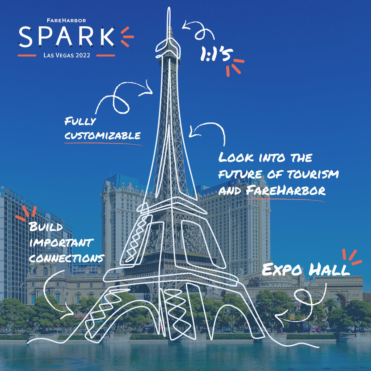 FareHarbor's tweet image. You&apos;ve heard us talk about all the reasons to attend Spark Las Vegas this October. But, in case you missed a few others... we&apos;ve compiled a list of the top FIVE reasons you should join us at Spark. ow.ly/Qryn50KrIrr

#fhblog #sparklasvegas