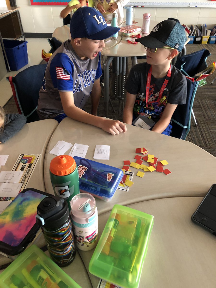 MrsKunkel2002's tweet photo. So happy to have guest teacher and IF coach @KellyOlivero3 with us today! Students used area tiles to discover prime and composite numbers. Great lesson, Kelly! 👏🏼👏🏼👏🏼👏🏼👏🏼 #BetterTogetherD95 #FoxFamily https://t.co/k9dm3lnfCN