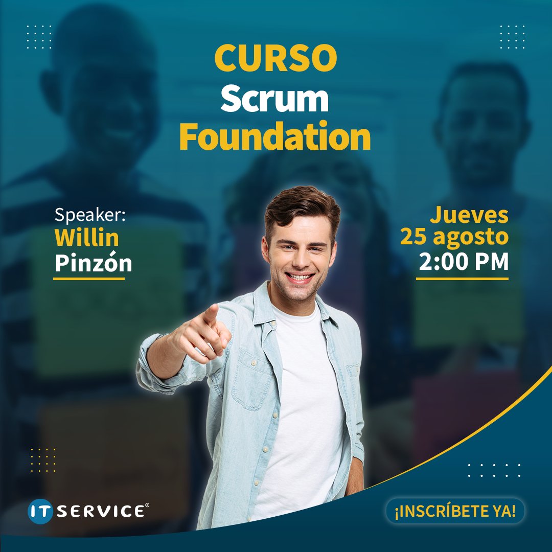 itservice_co's tweet photo. ¡El NUEVO curso GRATIS de #ScrumFoundation con instructor en vivo estará disponible mañana a las 3:00 pm, hora de Colombia! 

Ingresa aquí y reserva tu cupo: https://t.co/58JrwbQoVO 

¡No faltes! 🤩🤩 
#ITService #certiprof #agilidad #agile #okr #kanban https://t.co/gNfTDd7Yu7