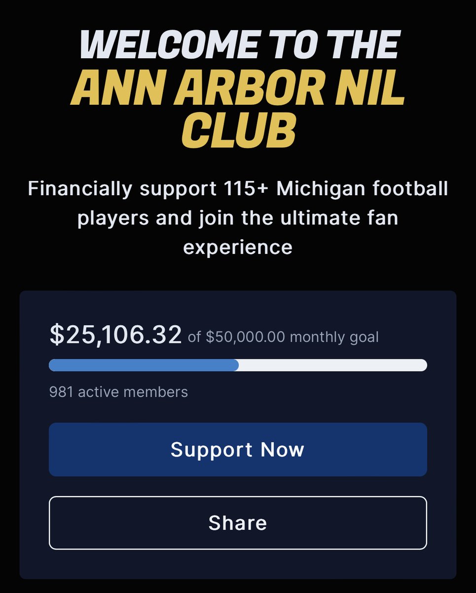 Ann Arbor NIL Club 〽️ tweet media