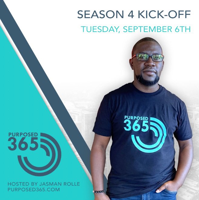 𝗦𝗲𝗮𝘀𝗼𝗻 4 of the <a href="/purposed365/">Purposed 365</a> podcast begins on 𝗧𝘂𝗲𝘀𝗱𝗮𝘆, 𝗦𝗲𝗽𝘁𝗲𝗺𝗯𝗲𝗿 6𝘁𝗵 🎉. We can’t wait to share these episodes with you!