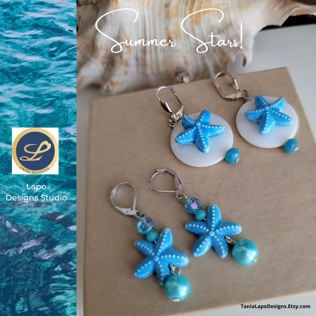 LAPODESIGNS's tweet photo. Hope everyone had a great Summer!
Who doesn't like handmade creative Fashion Star Earrings? #fashionstarearrings Fish them here: 
https://t.co/uRwQNjCd8d
https://t.co/m85Q0uPTzG https://t.co/YAGAChPUR6