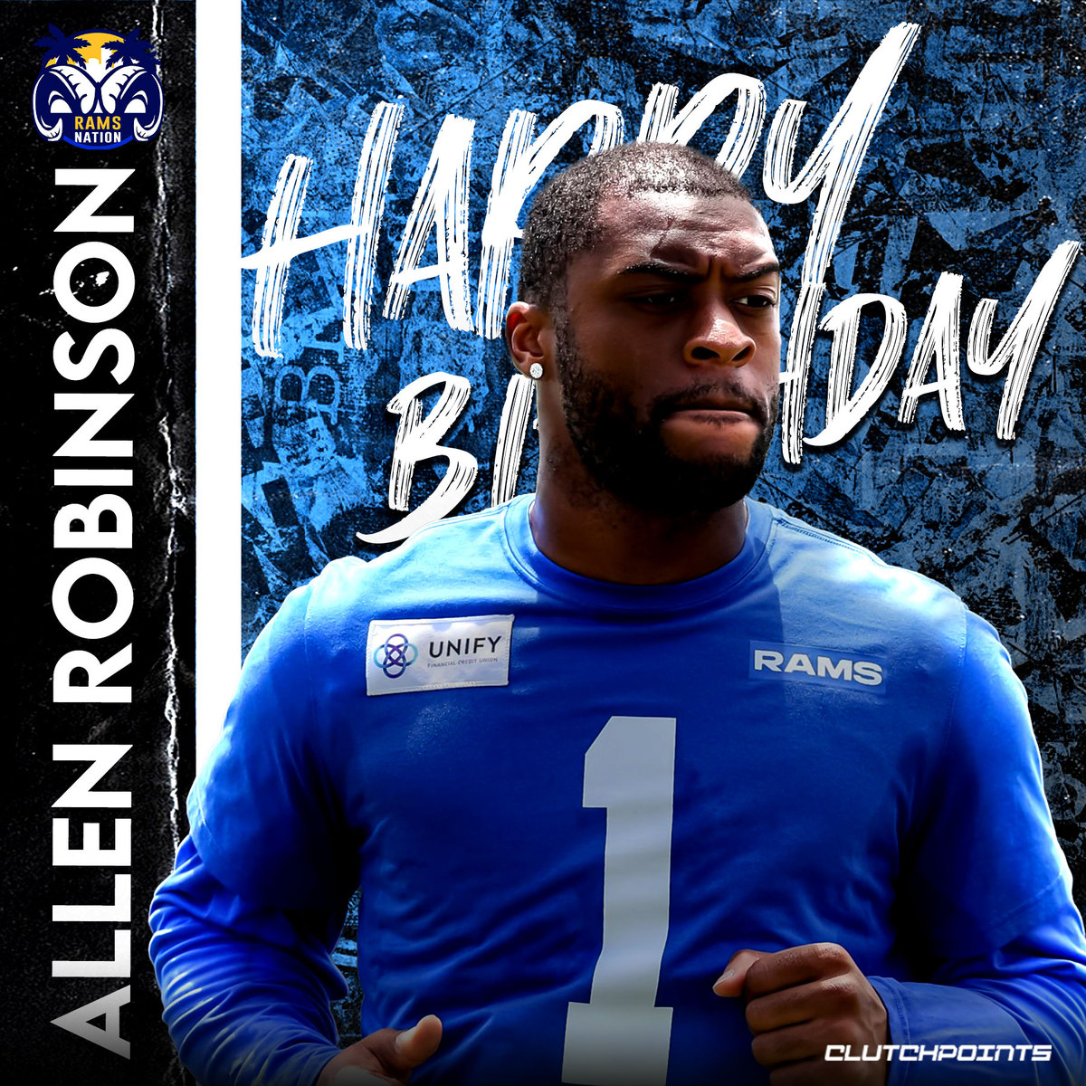 Join Rams Nation as we greet Allen Robinson with a happy 29th birthday! 