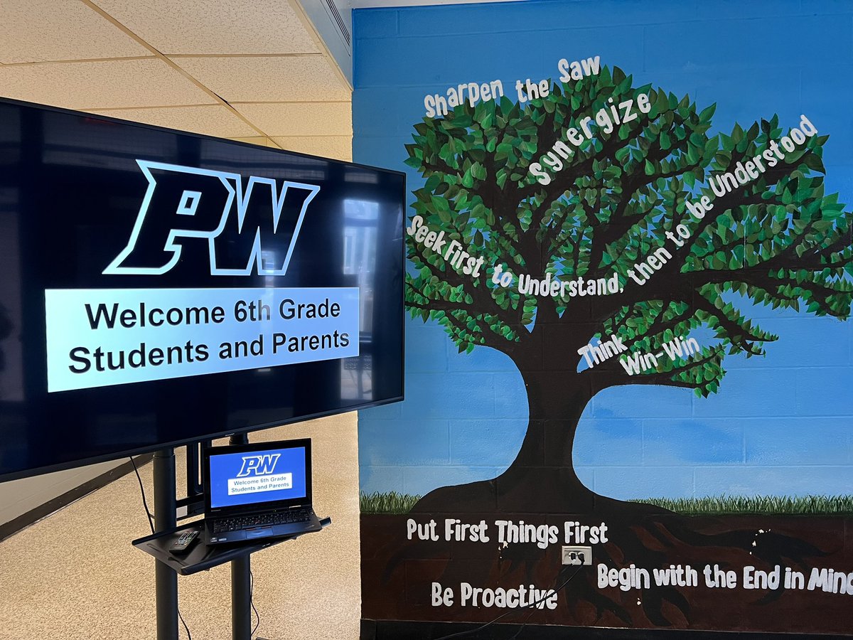 StephenHarrisJr's tweet image. Let’s go! @ParkwoodMSNC is ready for our 6th grade students and parents. Excited to meet everyone tomorrow!

@UCPSNC @AGHoulihan @jpdelucia @drjayjones @TheLeaderinMe @kimhin003 @ryanw01 @hartinsecondary 

#teamUCPS #BetheBest #7habits #leaderinme