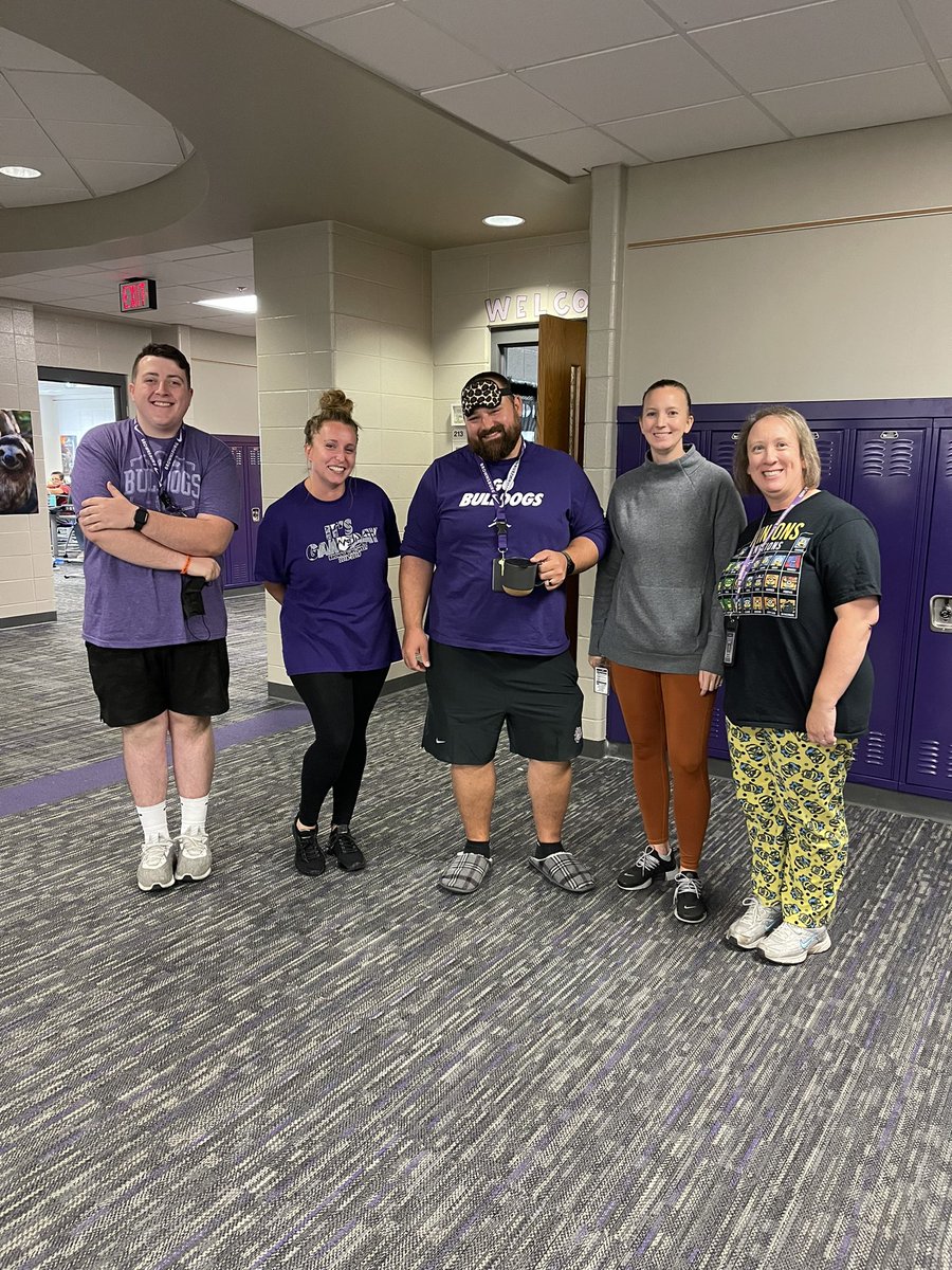 AllThingsBWMS's tweet photo. West knows how to show up for Pajama Day! #RileyWeek https://t.co/W6zNRU9LYn