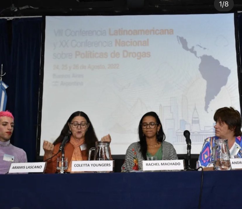 CustoProibicao's tweet photo. Chegamos a @Confedrogas, em Buenos Aires, para falar sobre as consequências sociais da chamada guerras às drogas no Brasil. Debate super importante para a política de drogas na América Latina👇🏾 https://t.co/ct3s8renc7