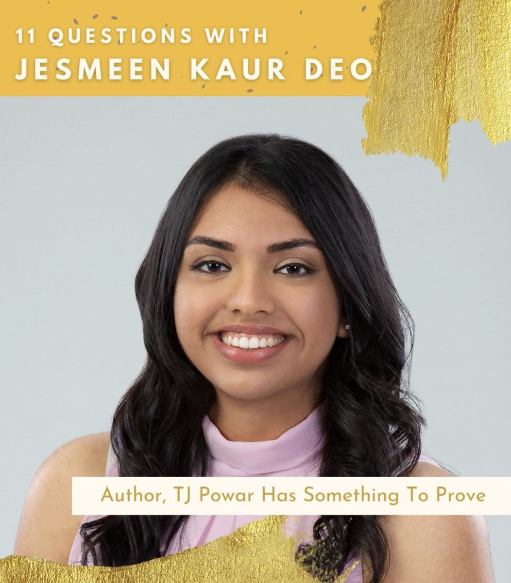 11QuestionsPod's tweet photo. Meet @JDeoWrites- she grew up in northern BC, where she spent most of her childhood daydreaming. She loves books that can make her laugh and tug at her heartstrings in the same paragraph. #TJPowarHasSomethingtoProve is her debut novel. 
🌐 More at https://t.co/s5v9dcCy27 🌐 https://t.co/tkRT9u4qfw