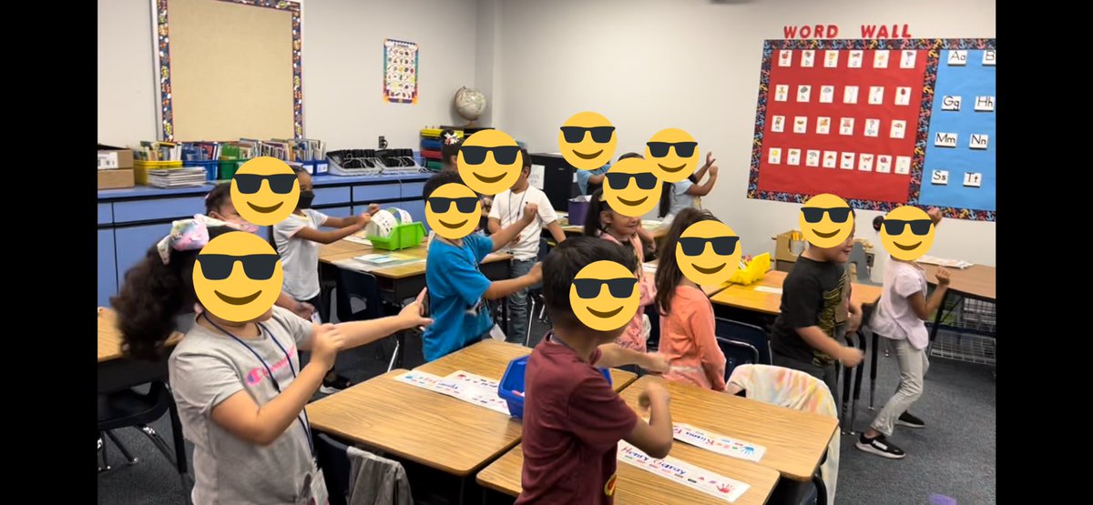 When Mr. Sparks leads the cheer and dance for House Reveur, <a href="/PME_Katyisd/">McRoberts Elementary</a> students get into it! Great energy in Mrs. Serrano’s class! #pmedolphins