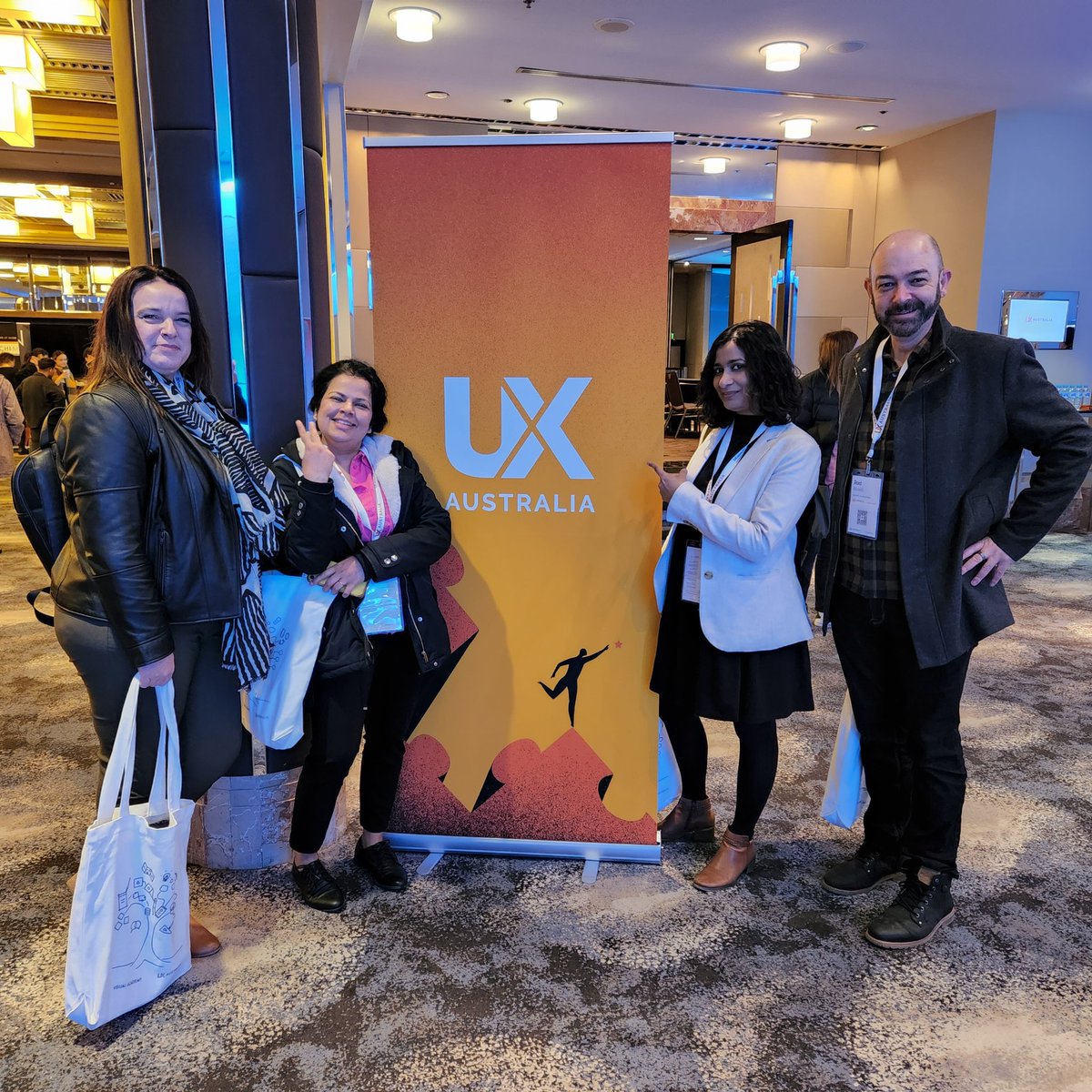 Excited to be at #UXA2022. Anyone I know here? 👀