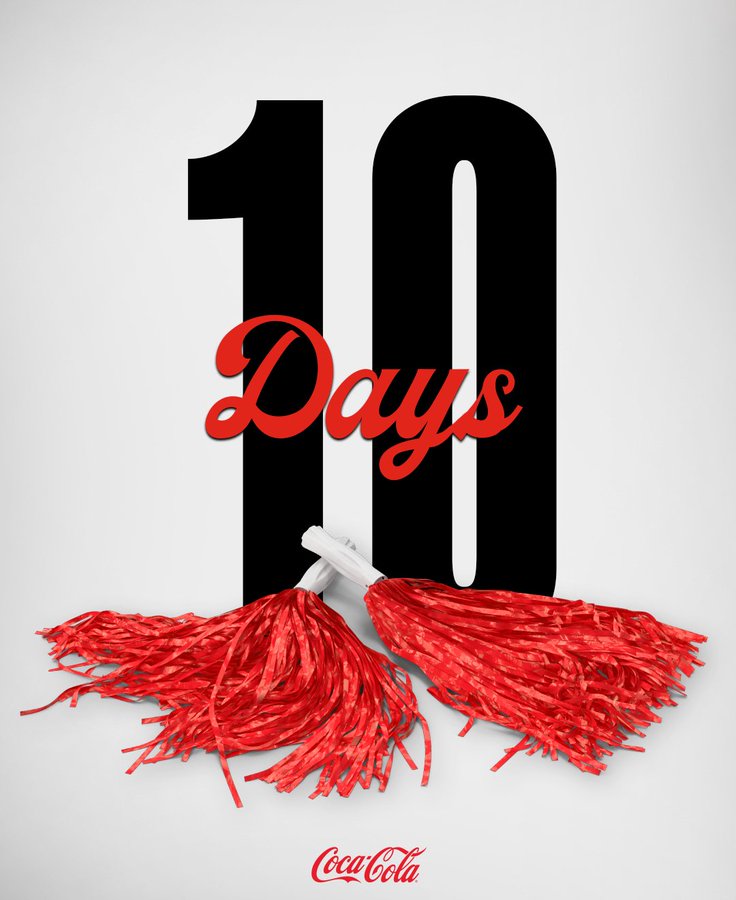 We're so close!

Only 10 more days until kickoff!