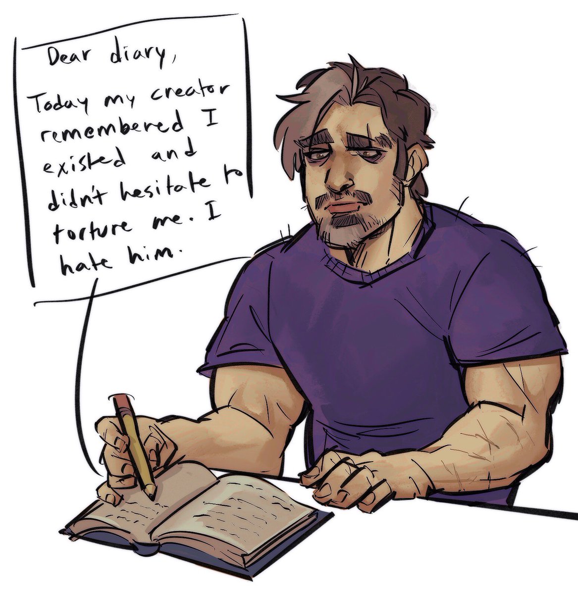 nmvsolidus's tweet photo. larry is crawling out of the woodwork to wish you all a happy werewolf wednesday https://t.co/tJWAzTyVcn
