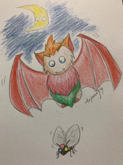 amazonで発売中の絵本「モンスタースクールと月のひみつ」登場モンスター4周目1番目は、鋭い聴覚で最初に秋の訪れを見つけたヴァンパイアちゃんです。LINEスタンプを作りました。「モンスターがいっぱい!」で検索していただければ幸いです。#イラスト好きな人と繋がりたい 