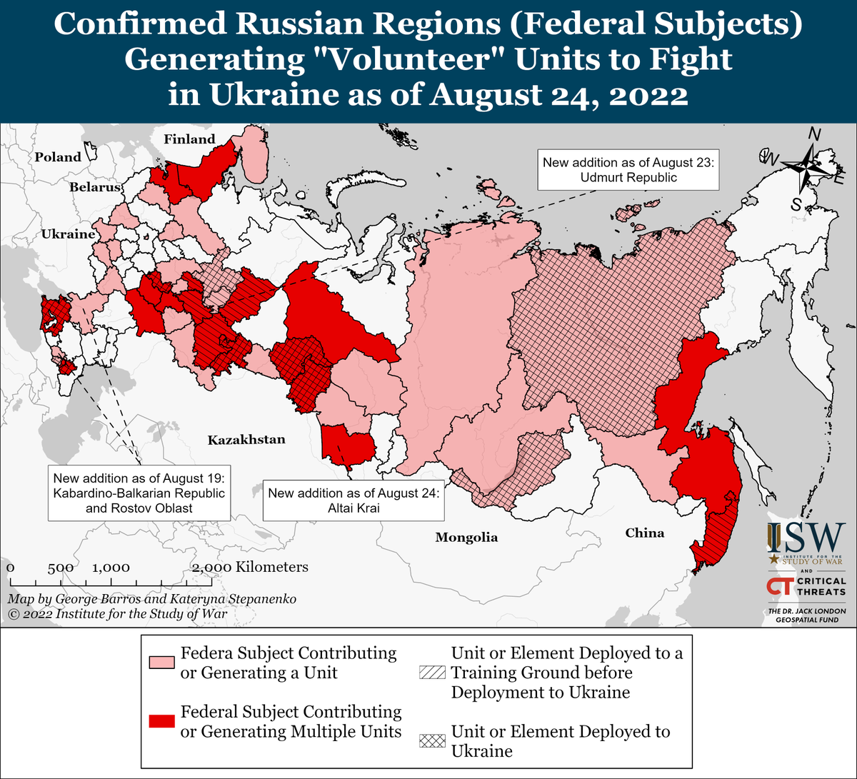 TheStudyofWar's tweet photo. #Russian forces have lost an area larger than Denmark since the high-water mark of their invasion of #Ukraine in mid-March and gained an area the size of Andorra (one percent of what they have lost) in the last 39 days. 3/
New w/ @criticalthreats: https://t.co/J8rWgxTO09 https://t.co/3syDtBFxq1