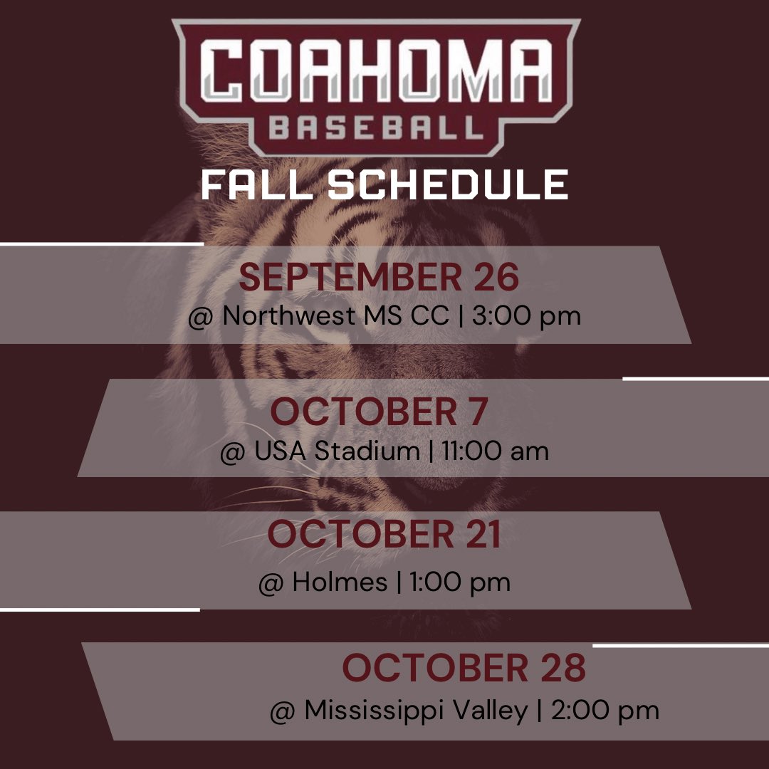 Coahoma CC Baseball tweet media