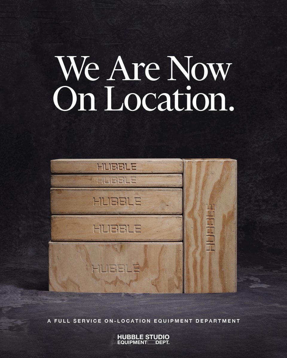 If you didn’t know, now you know. We now offer a full service, on location equipment department