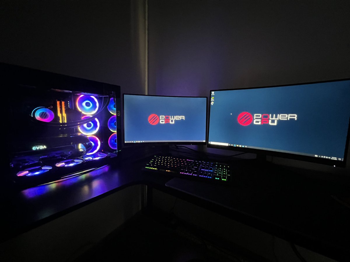 david_logan_27's tweet photo. Thank you to @PowerGPU for the new and improved upgrade! Love the new rig and the awesome discount from @MarkstromTV . Can’t wait to get to the grind! https://t.co/72sapGZ2a2