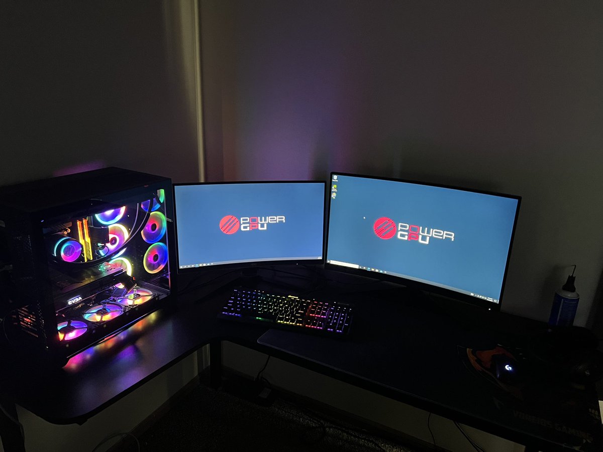 david_logan_27's tweet photo. Thank you to @PowerGPU for the new and improved upgrade! Love the new rig and the awesome discount from @MarkstromTV . Can’t wait to get to the grind! https://t.co/72sapGZ2a2