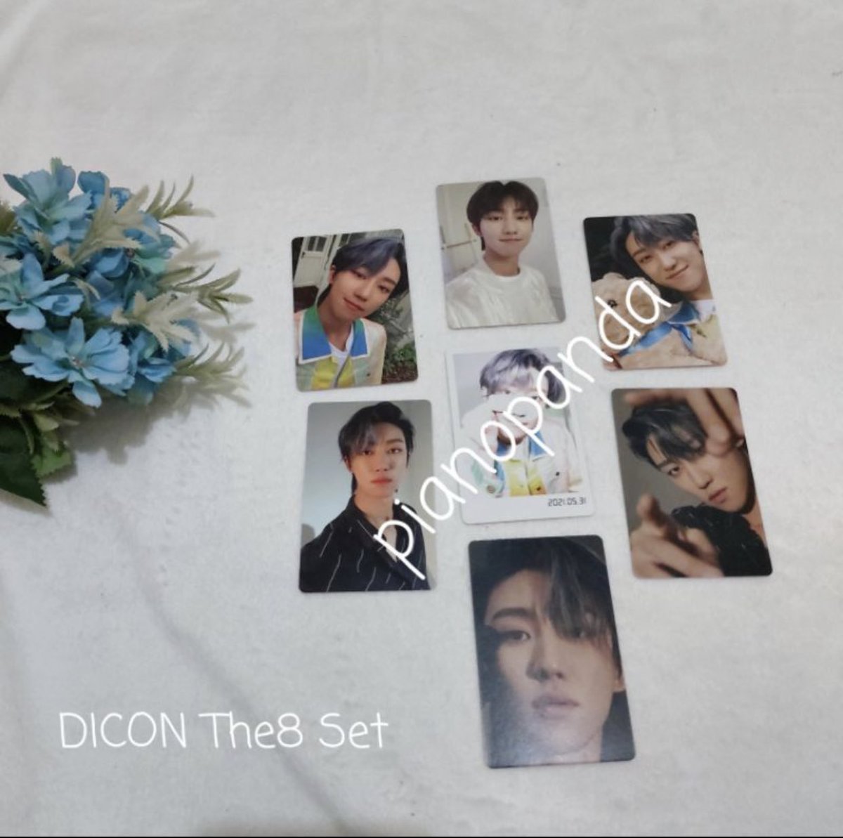 PianoPandaShop's tweet photo. Official DICON Photocard 101 Seventeen Joshua, Woozi, The8 Minghao, Seungkwan, Vernon set

💸 55.000
📍 Jakarta, Indonesia

tag. wts want to sell pc murah sebong carat ready ina stock shopee event ongkir https://t.co/Bo53XMtj4e