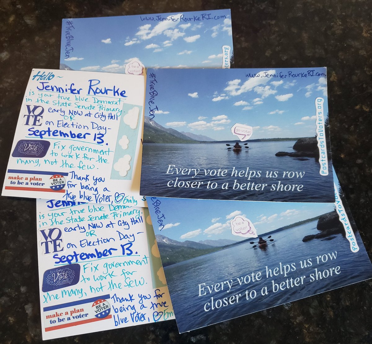 emyryly's tweet photo. My last batch of #PostcardsToVoters for #TrueBlueJen Rourke in RI.
Join me to increase Dem vote turnout in elections all over the country- text JOIN to 484-275-2229 or email Join@TonyTheDemocrat.org. https://t.co/0ZstjS4hIZ https://t.co/PnMlk0mk8n