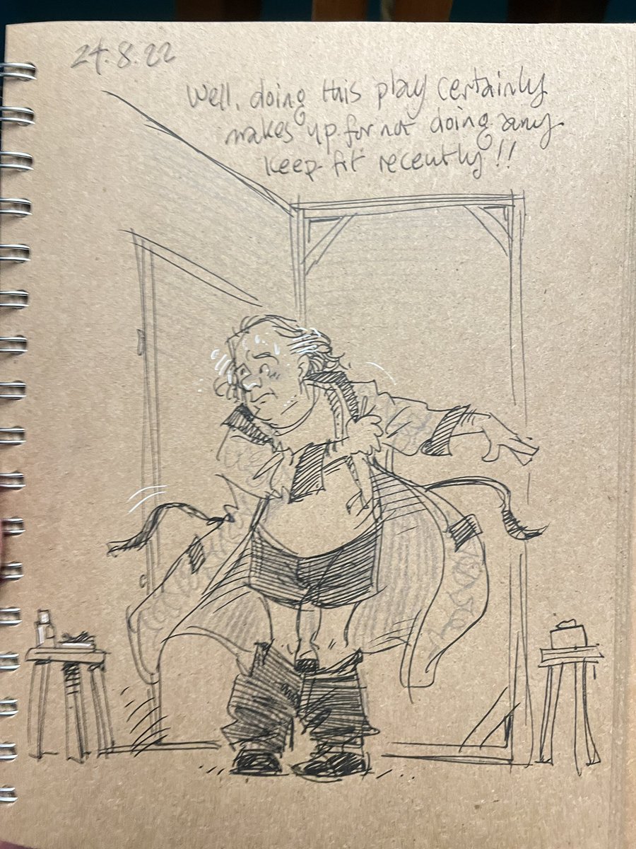 GaryScribbler's tweet photo. Hopefully once it’s over it’ll make me want to keep up the good work!!! #doodleaday #4shirtshow #quickchanges #farceworkout https://t.co/La5fFDN9c6