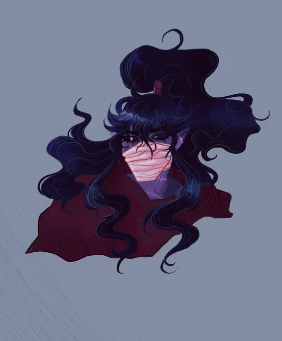 [OC] she/he/theynever posted my finished allistair references! they are a way of the long death monk and a little ghost.. undead... something... he doesn't know who he was before he woke up like this but he knows he must Protect 