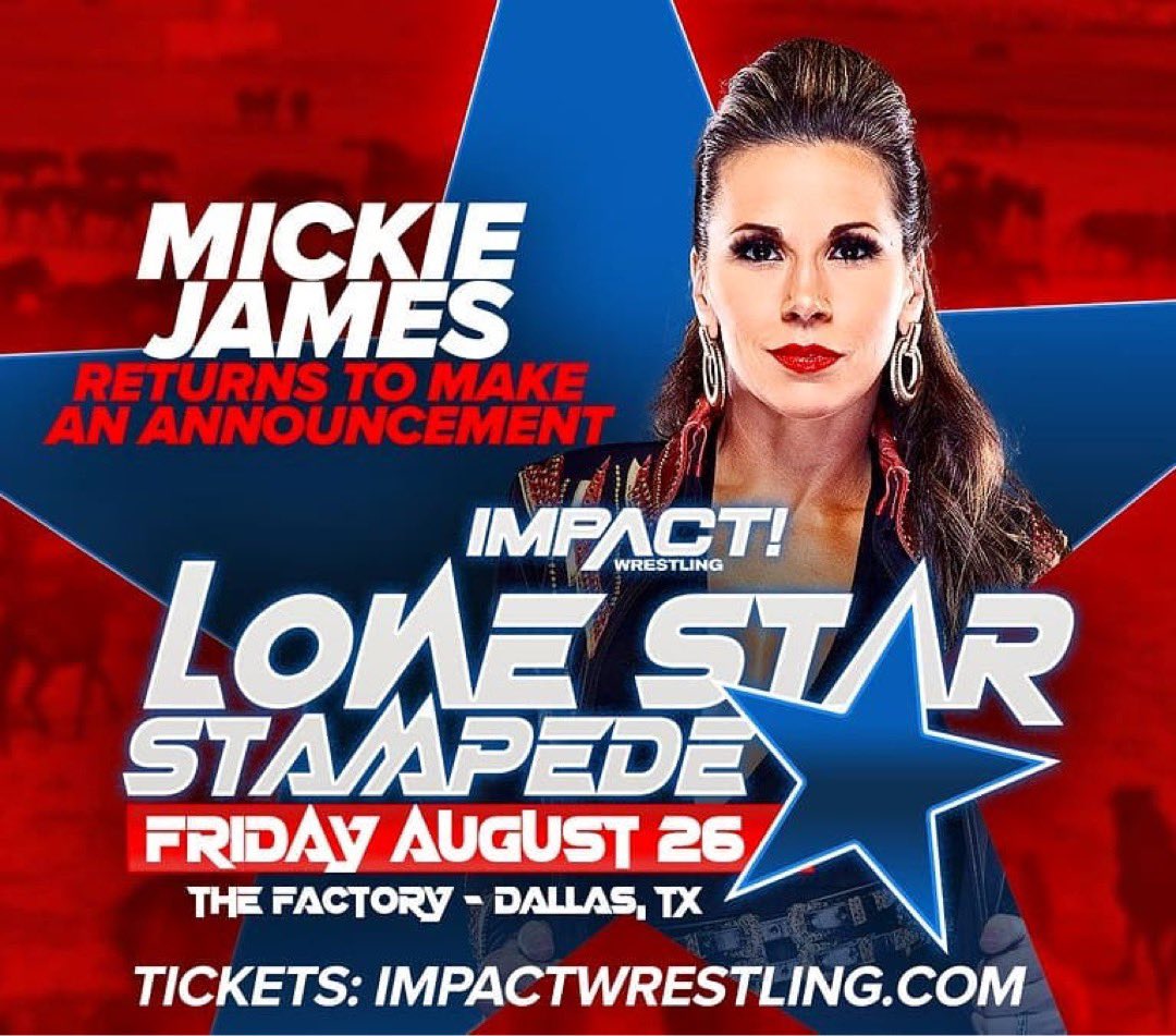 MickieJames's tweet photo. Haven’t slept well all week. I fly to Dallas tomorrow for @IMPACTWRESTLING To make an announcement regarding my future in the business. I’ve made my final decision. I don’t know if you’re going to like it. But I do hope you respect it. Thank you in advance. I love you. https://t.co/QExBfR1UE1