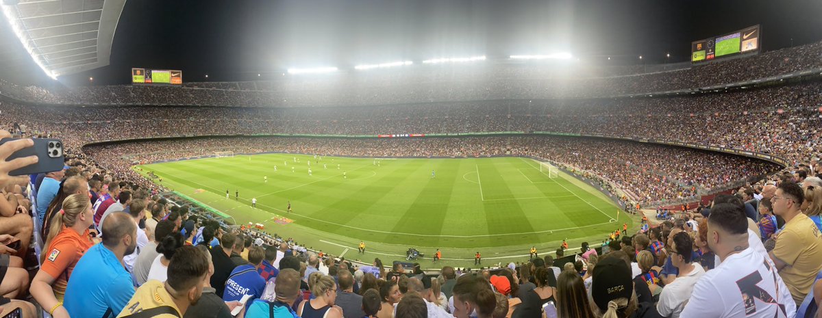 Just saw my first <a href="/FCBarcelona/">FC Barcelona</a> football match!  Pretty exciting stuff.  Must see experience for those coming to Barcelona!