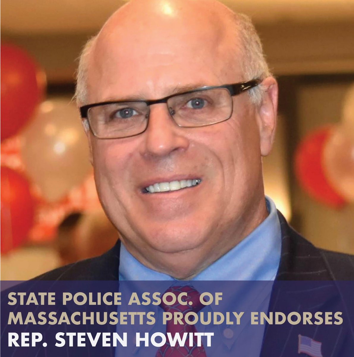 MSPTroopers's tweet image. The State Police Association of Massachusetts is proud to announce our endorsement of Representative Steven Howitt for the 4th Bristol District. The Association looks forward to working with Steven after his re-election.
