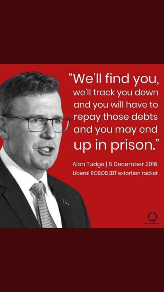 andrea_weymouth's tweet image. Robotdebt reminder…::