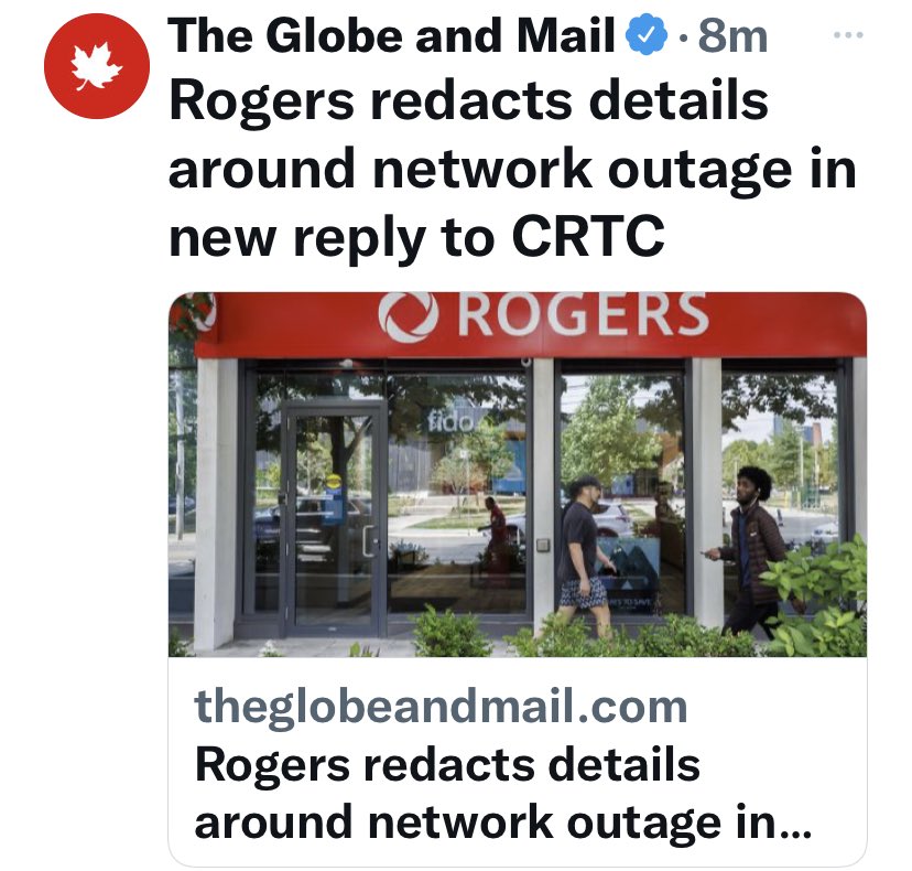 ItsDeanBlundell's tweet image. You didn’t ACTUALLY think @ROGERS cared about transparency, did you?  They love money more than they give a shit about you, kids.