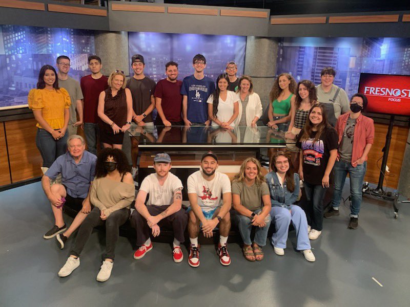 peacekim's tweet photo. Already learning by doing in #MCJ126 performance class and #MCJ128 #MCJ123 @FSFocusTV newscast class. @FSMCJDept https://t.co/8ZR1nKxaP6