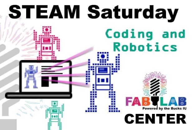 The end of summer means exciting Fall events at the Fab Lab Center! Our first STEAM Saturday is September 17 from 8:30-11! Register today: bit.ly/Coding_Saturday

Bucks County Intermediate Unit

#STEAMeducation #STEM #STEAM #STEMforkids #CSforAll #STEMinPA #FabLabCenter
