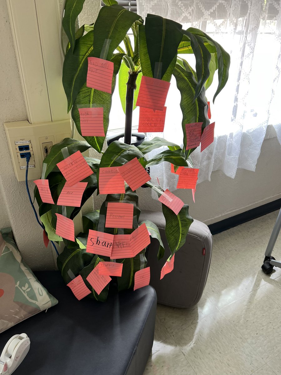 stefniehancock's tweet photo. After reading Rocket Writes a Story and The Word Collector we decided to collect words for our own “word tree”. #bringingbookstolife #engagedclassroom @Cambridge_AH @AHISD https://t.co/lzrePSilDd