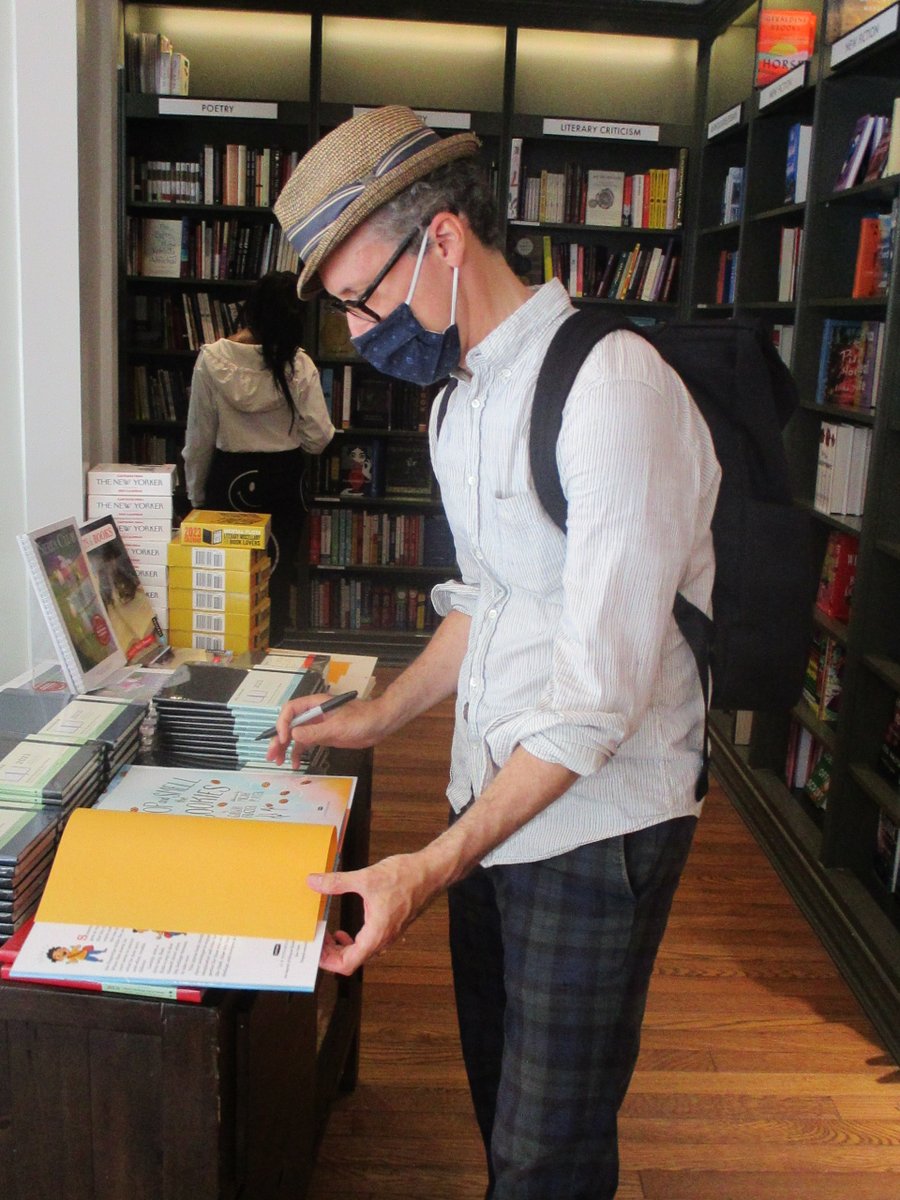 Author <a href="/gibsonfrazier/">Gibson Frazier</a> dropped by to sign his new book Stop and Smell the Cookies.
Great title, Sir! 🍪🍪🍪🍪🍪
#signedbooks #StopAndSmellTheCookies #kidsbooks 
#ChildrensBooks #cookies