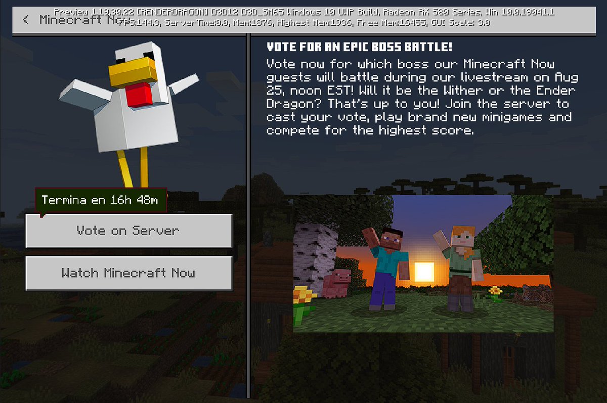 Minecraft News tweet media
