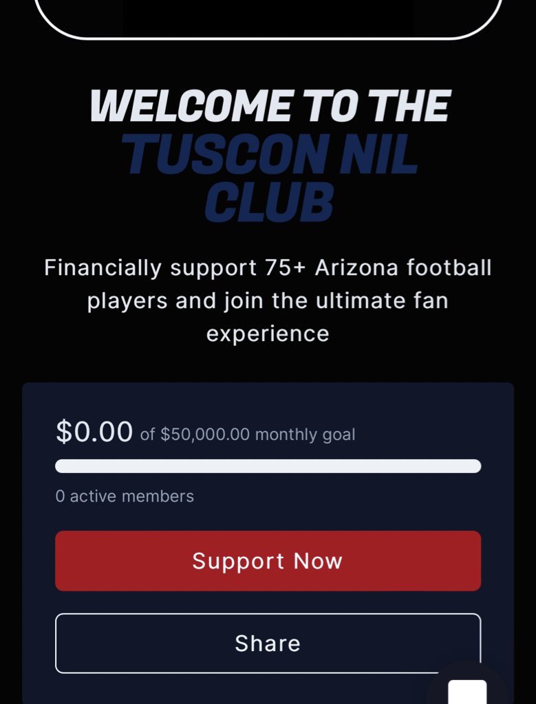 ralphamsden's tweet photo. It seems as if University of Arizona’s NIL Club accidentally spelled Tucson wrong when registering the fundraising website so a savvy Sun Devil bought the correct domain to troll the Wildcats.

Pretty funny if it’s real.

https://t.co/7ceAtnCtTm
https://t.co/RzF6YRKZk5 https://t.co/hbeowIB4zX